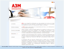 Tablet Screenshot of a3m.es