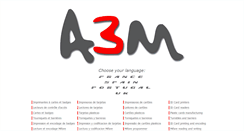 Desktop Screenshot of a3m.eu